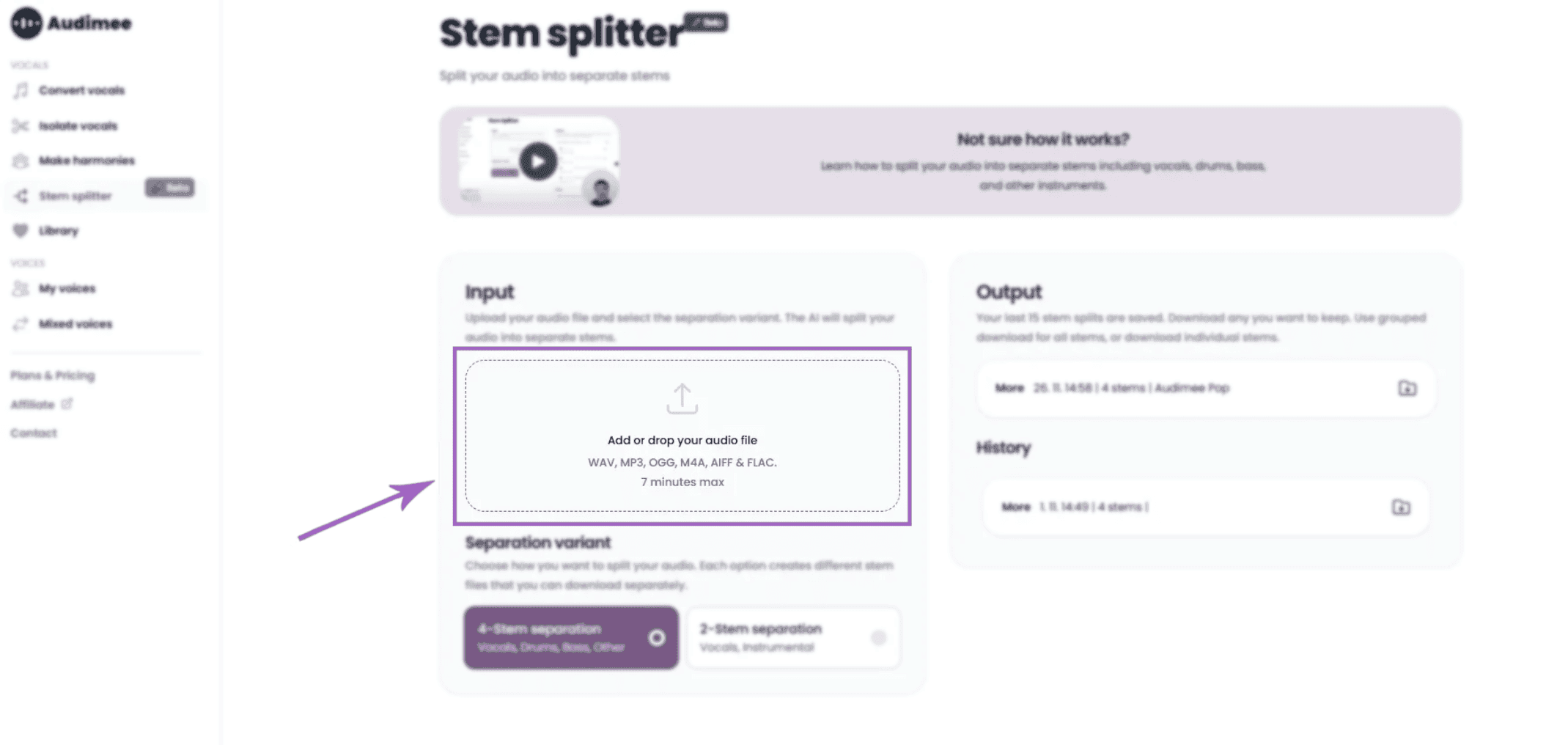 Import your song