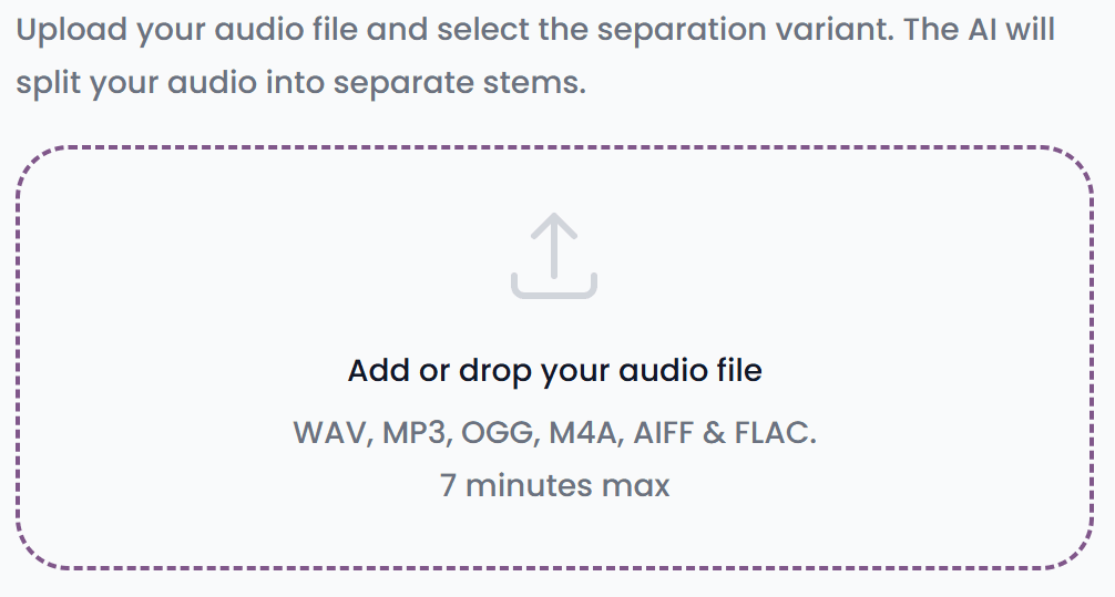 Upload your track